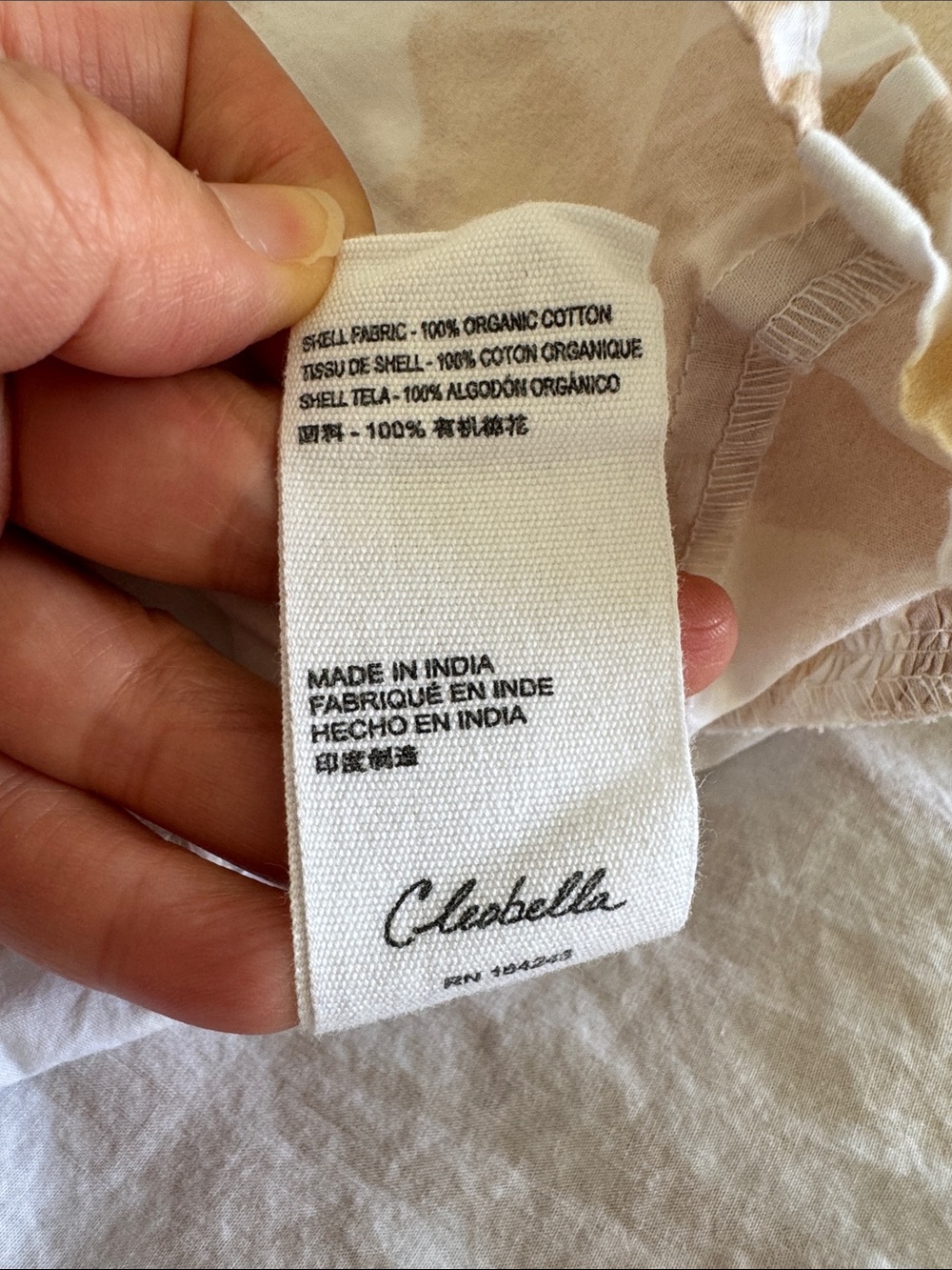 Cleobella Organic Cotton Puff Sleeve Midi Dress Cottagecore Size M Pockets - Picture 8 of 10